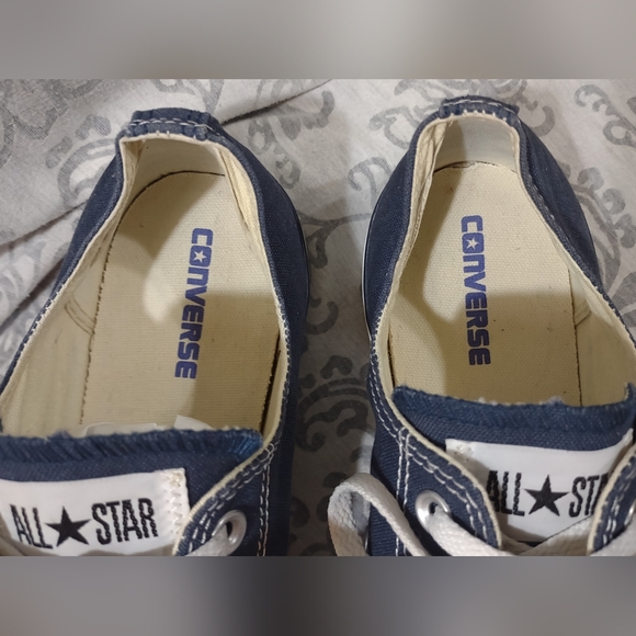 Converse Chuck Taylors Low Top Blue Sz 12 - Picture 3 of 9